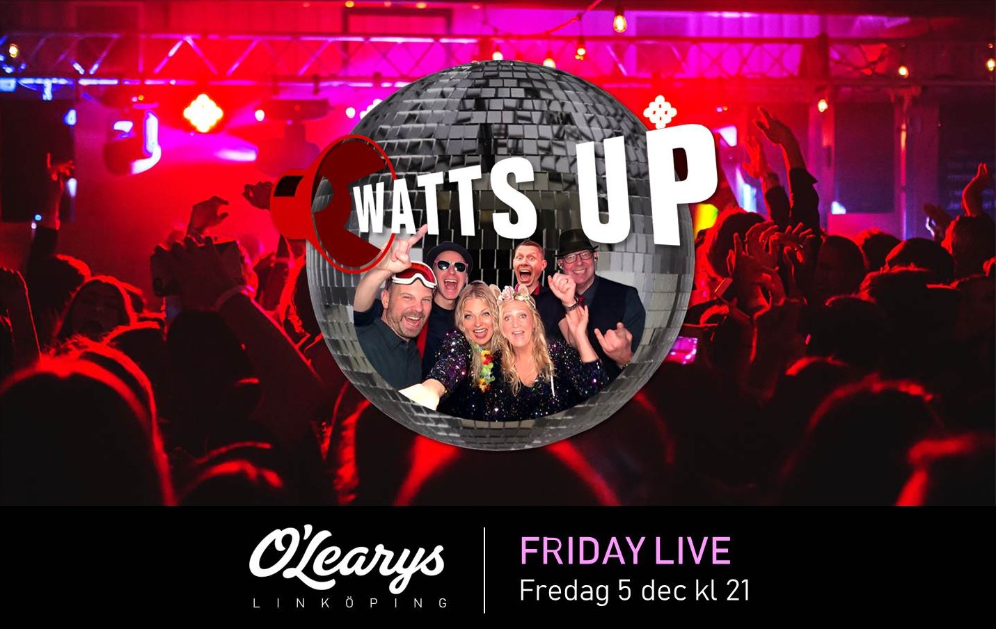 Watts Up Coverband Stockholm ABBA tribute Partyband